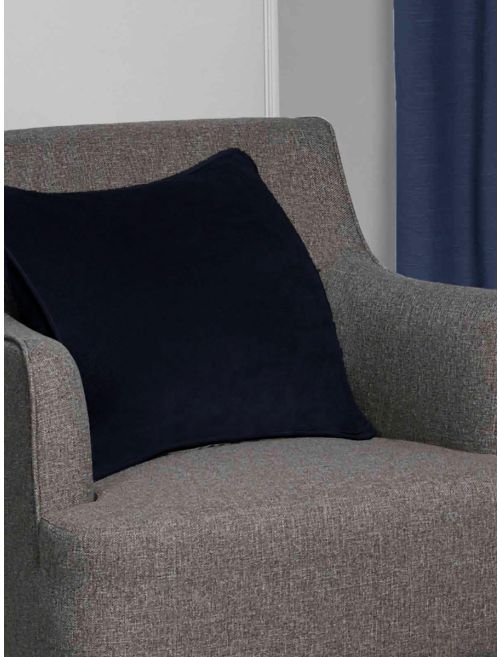 Velour Cushion Navy